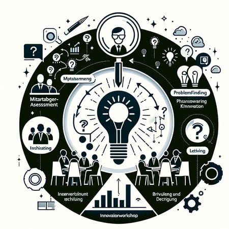 DALL·E 2024-03-13 16.53.04 - Create a professional and less playful infographic that outlines a transformative process for empowering employees and driving innovation within a com